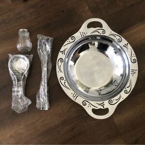 Lenox Spyro Holloware Pasta Serving Set